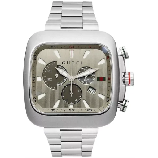 Gucci Chronograph  Stainless Steel Men's Watch 44mm