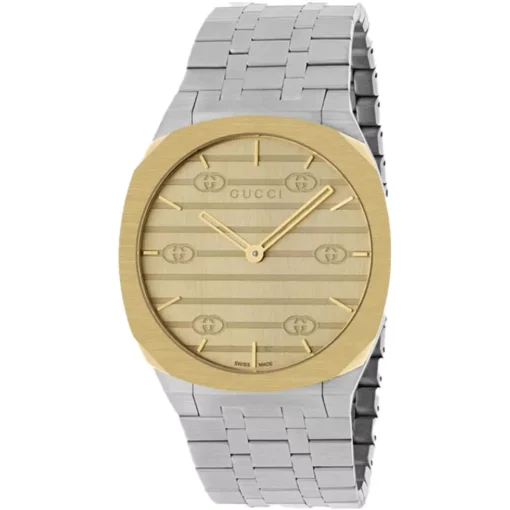 Gucci 25H Champagne Watch 38mm