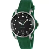 GUCCI Dive Green Rubber Watch 40mm