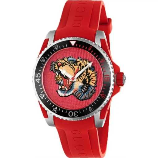 Gucci Dive Tiger Motif Watch 40mm