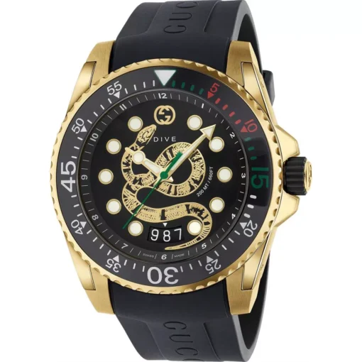 Gucci Dive Black Watch 45mm