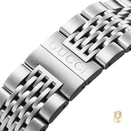 Gucci G-Coupe Square Silver Watch 40mm