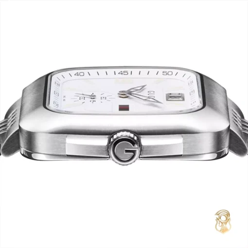 Gucci G-Coupe Square Silver Watch 40mm