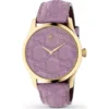 Gucci G-Timeless Leather Lilac Watch 38mm