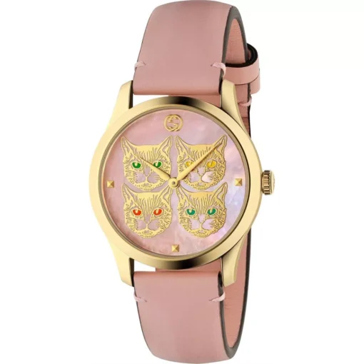 Gucci G-timeless Pink Blooms Watch 38mm