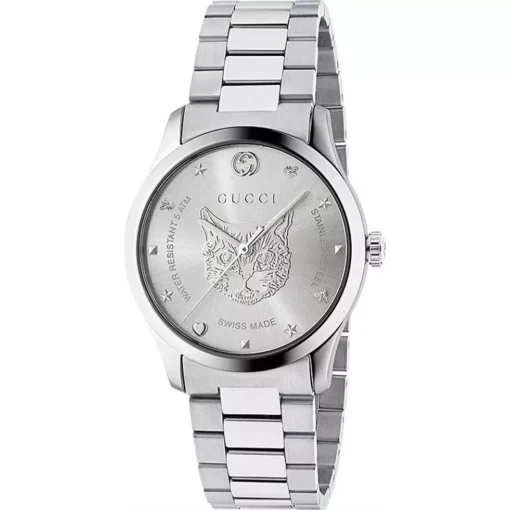 Gucci G-Timeless Silver Watch 38mm