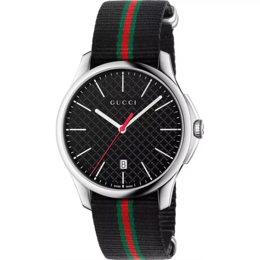 GUCCI G-Timeless  Fabric Striped Men's Watch 40mm