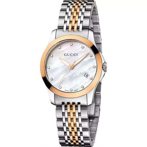 GUCCI G-Timeless Diamond Ladies Watch 27mm