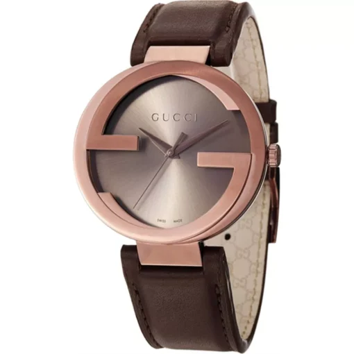 Gucci Interlocking Brown Swiss Watch 42mm