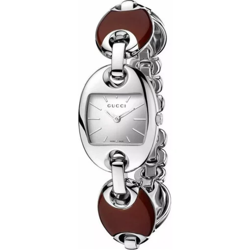 Gucci Marina Chain Silver Ceramic Watch 26mm